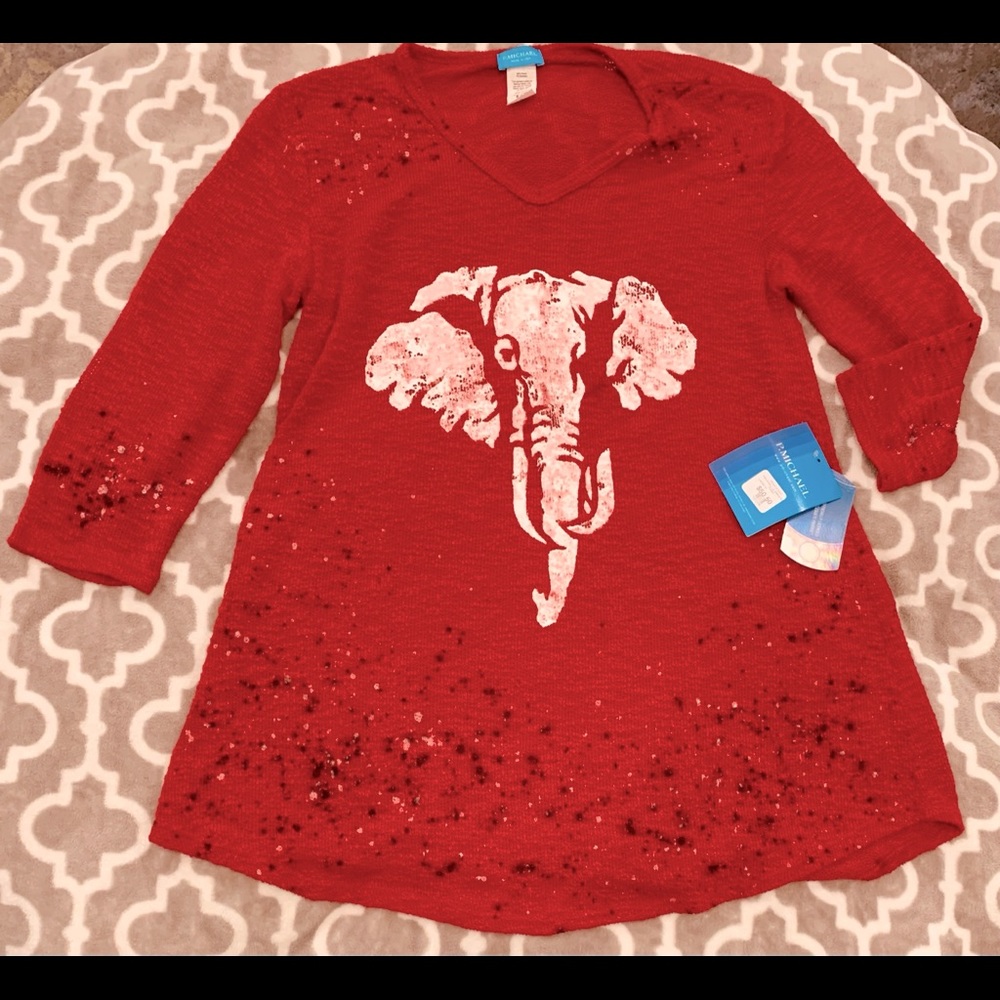 P.MICHAEL Collegiate Licensed Alabama sweater